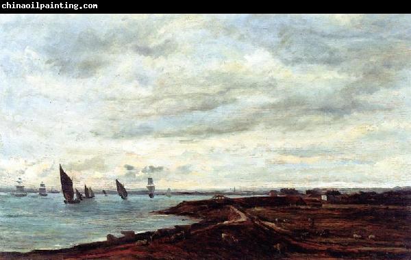 Charles-Francois Daubigny The Banks of Temise at Erith