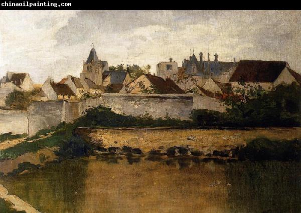 Charles-Francois Daubigny The Village, Auvers-sur-Oise