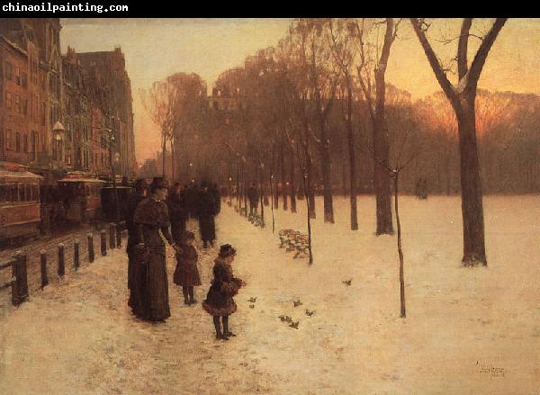 Childe Hassam Boston Common at Twilight