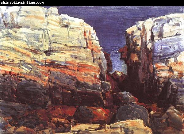 Childe Hassam The Gorge at Appledore