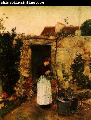 Childe Hassam The Garden Door