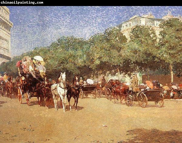 Childe Hassam Le Jour du Grand Prix