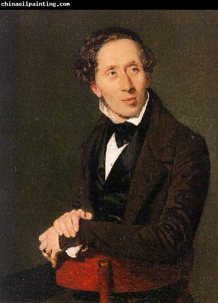 Christian Albrecht Jensen Portrait of Hans Christian Andersen