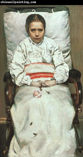 Christian Krohg The Sick Girl