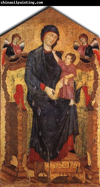 Cimabue Madonna Enthroned with the Child and Two Angels dfg