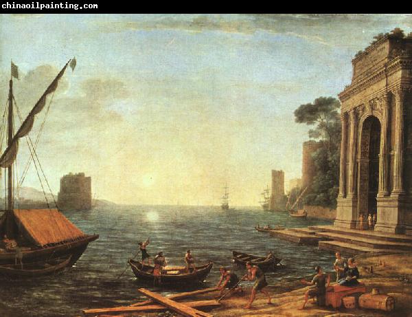 Claude Lorrain A Seaport