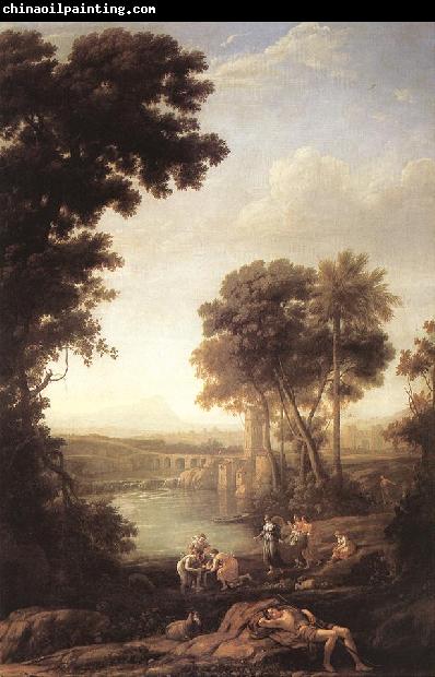 Claude Lorrain Landscape with the Finding of Moses sdfg