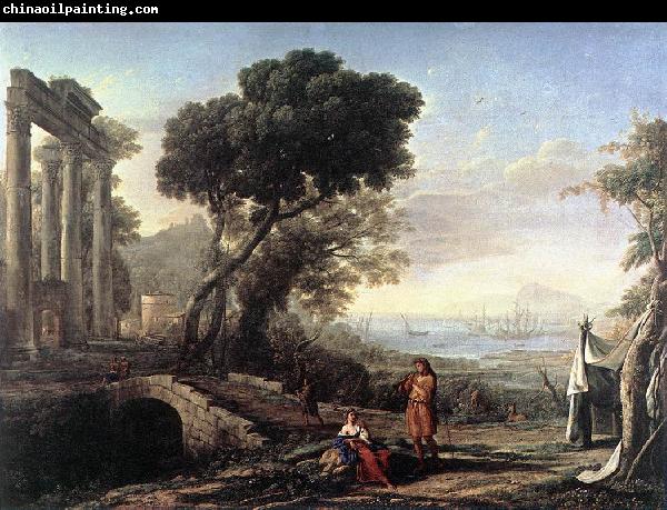 Claude Lorrain Italian Coastal Landscape dfb