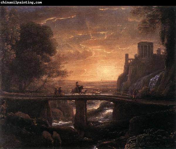 Claude Lorrain Imaginary View of Tivoli dfg