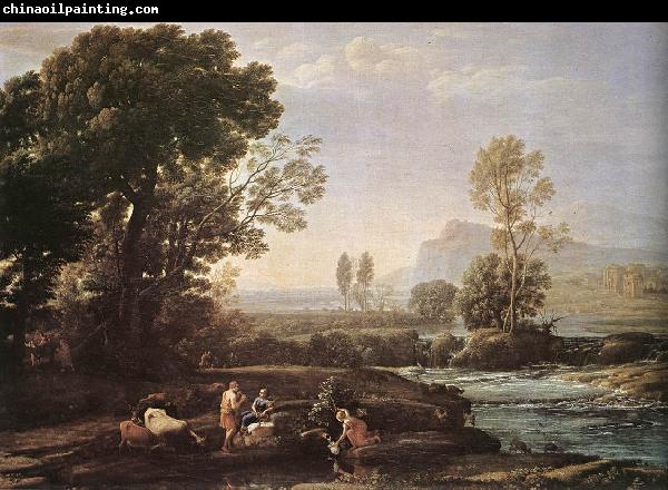 Claude Lorrain Landscape with Rest in Flight to Egypt fg