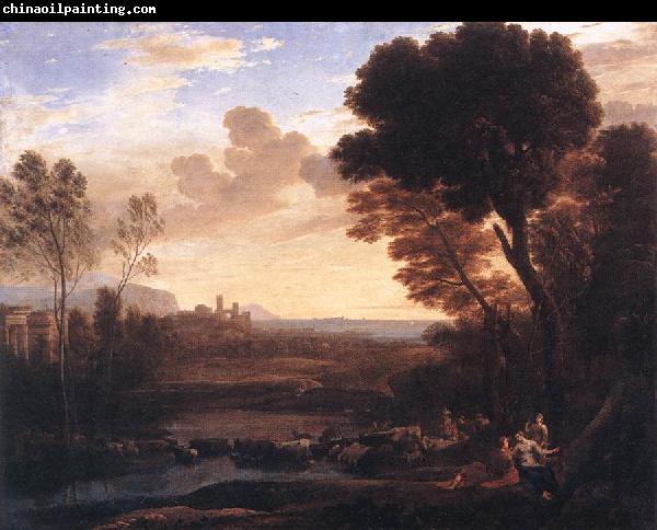 Claude Lorrain Landscape with Paris and Oenone fdg