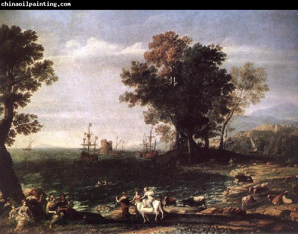 Claude Lorrain The Rape of Europa sd