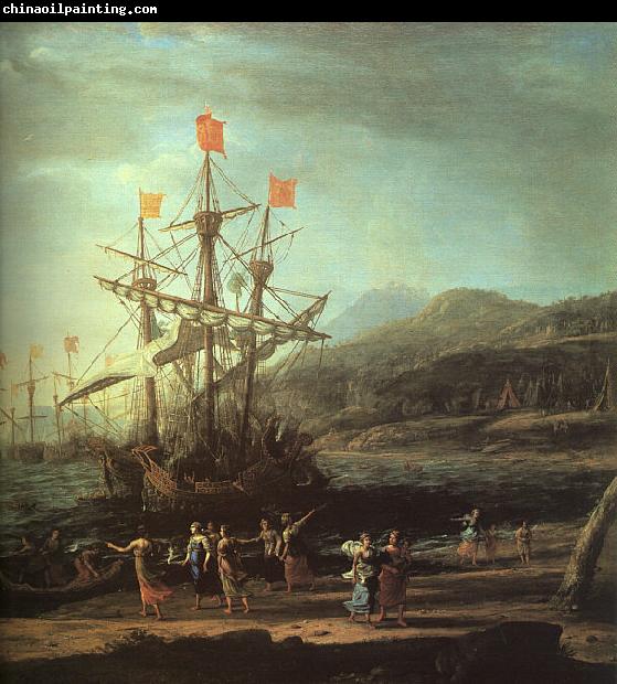 Claude Lorrain The Trojan Women Setting Fire to their Fleet