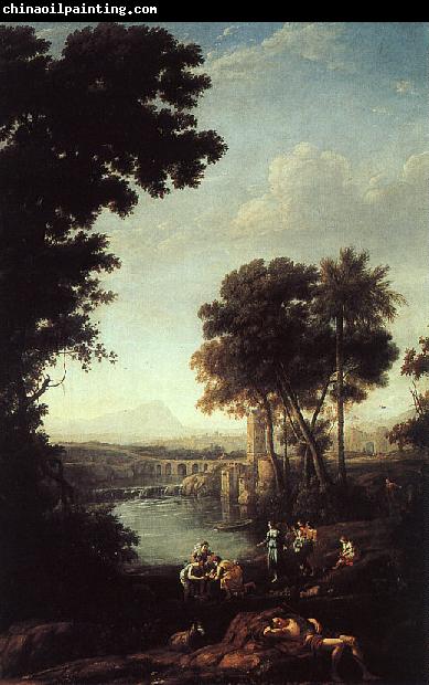 Claude Lorrain Landscape with the Finding of Moses