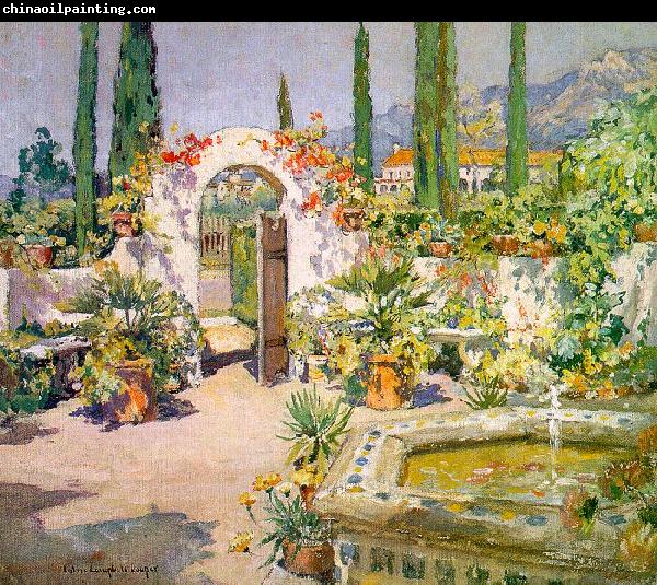 Colin Campbell Cooper A Santa Barbara Courtyard