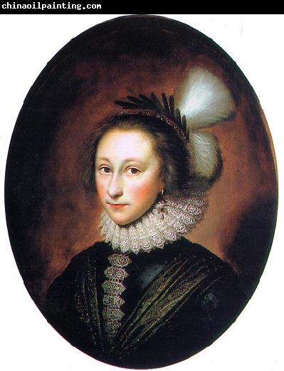 Cornelius Johnson Portrait of Susanna Temple (Lady Lister)