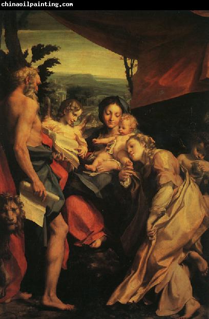 Correggio Madonna with St.Jerome