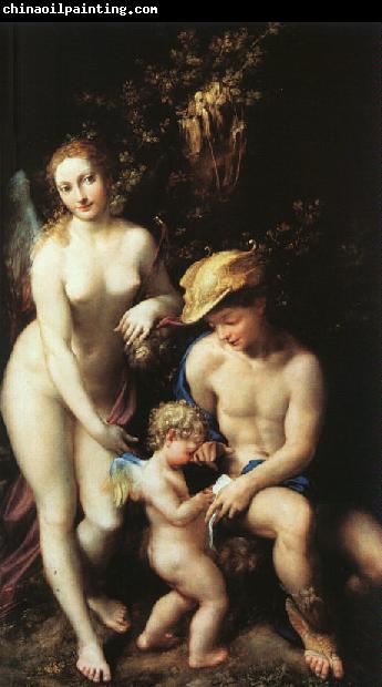 Correggio The Education of Cupid