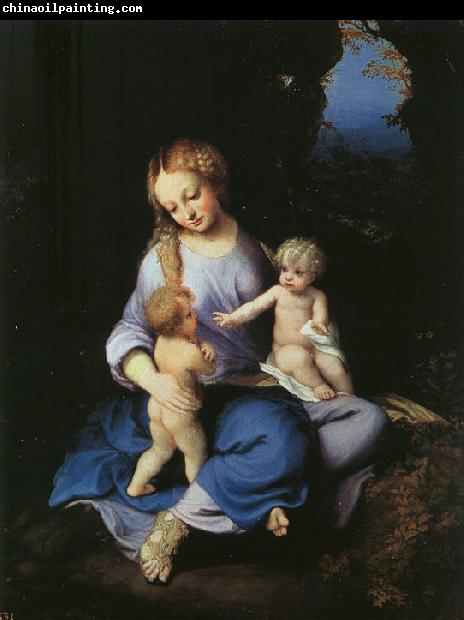 Correggio Madonna and Child with the Young Saint John