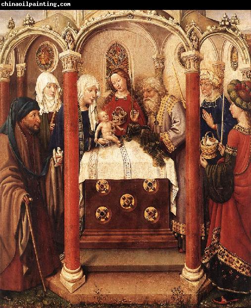 DARET, Jacques Altarpiece of the Virgin inx