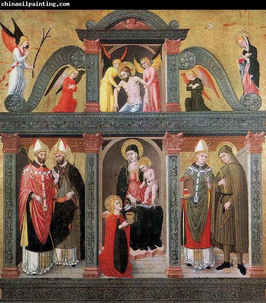 DOMENICO DA TOLMEZZO St Lucy Altarpiece (Pala di S. Lucia) eth