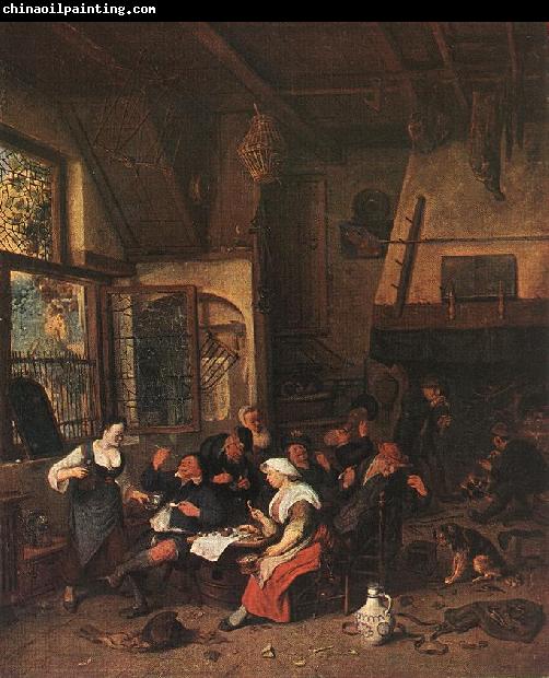 DUSART, Cornelis Tavern Scene sdf