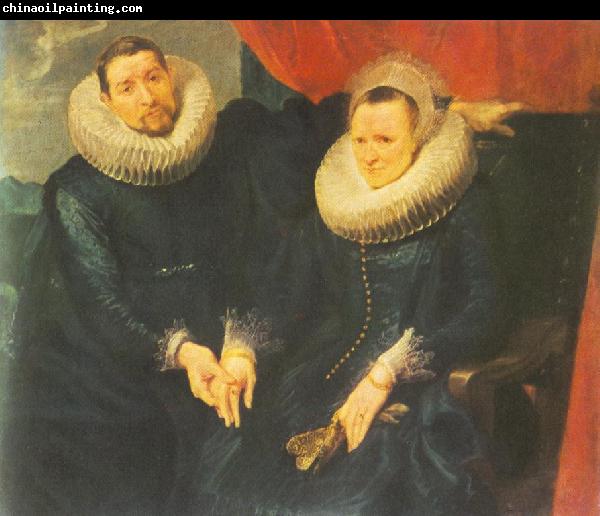 DYCK, Sir Anthony Van Portrait of a Married Couple dfh