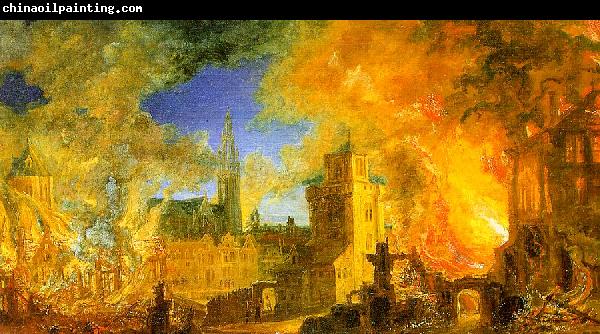Daniel van Heil The Gunpowder Storehouse Fire at Anvers