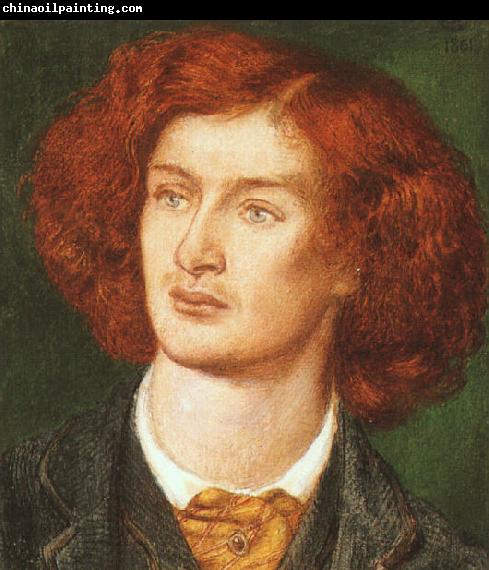 Dante Gabriel Rossetti Portrait of Algernon Swinburne