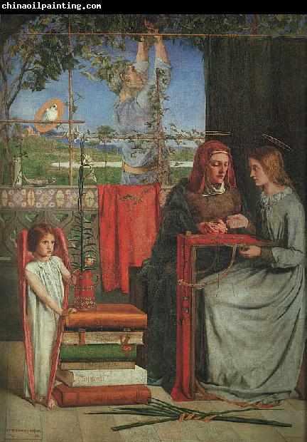 Dante Gabriel Rossetti The Girlhood of Mary Virgin