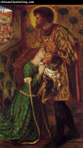 Dante Gabriel Rossetti St. George and the Princess Sabra