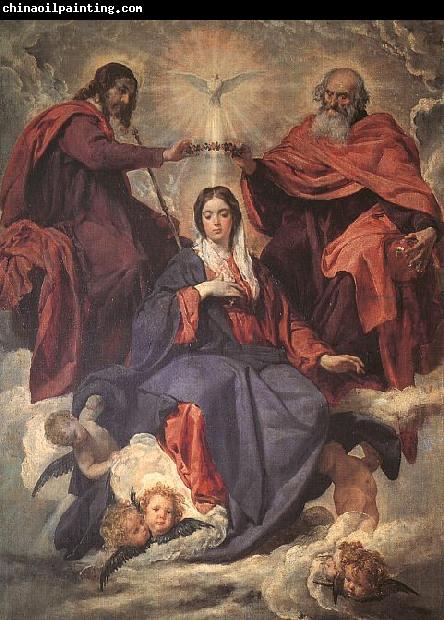 Diego Velazquez The Coronation of the Virgin