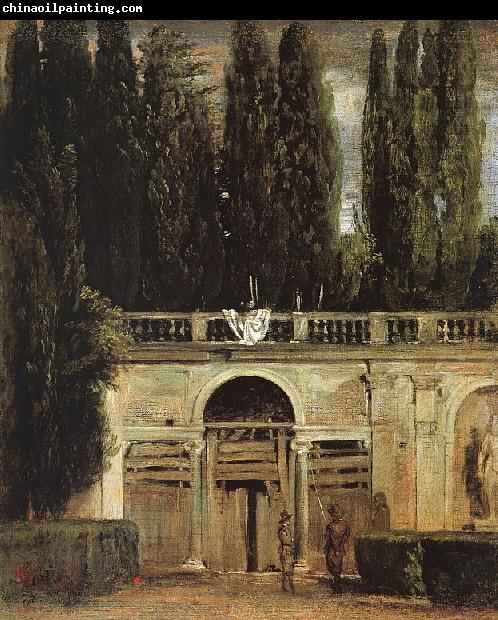 Diego Velazquez The Medici Gardens in Rome