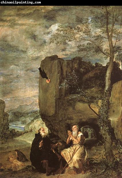 Diego Velazquez Saint Anthony Abbot Saint Paul the Hermit