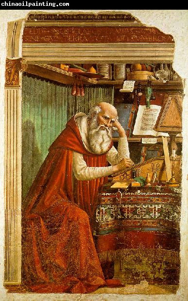 Domenico Ghirlandaio Saint Jerome in his Study  dd