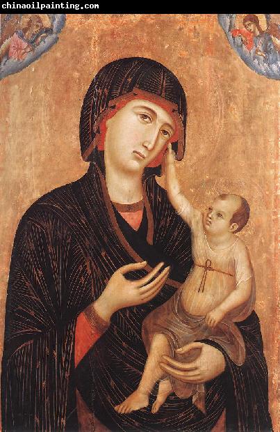 Duccio di Buoninsegna Madonna with Child and Two Angels (Crevole Madonna) dfg