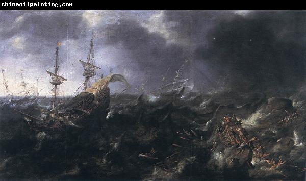 EERTVELT, Andries van Ships in Peril f