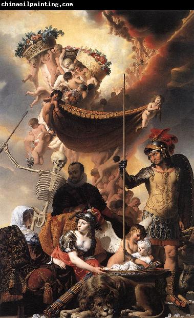 EVERDINGEN, Caesar van Allegory of the Birth of Frederik Hendrik dfg