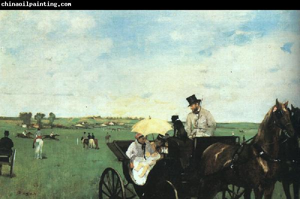 Edgar Degas At the Races in the Country