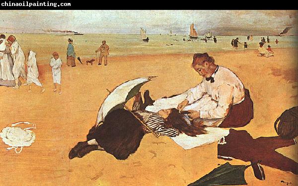 Edgar Degas At the Beach_z