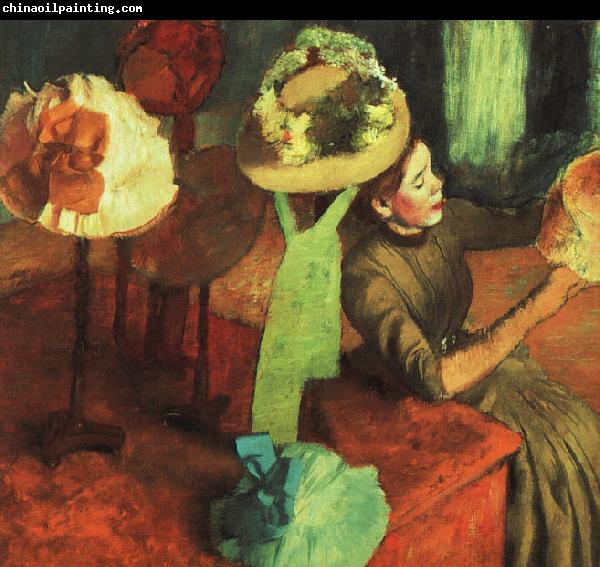 Edgar Degas The Millinery Shop