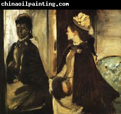 Edgar Degas Jeantaud at the Mirror