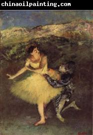 Edgar Degas Harlequin and Colombine