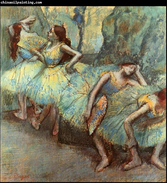 Edgar Degas Ballet Dancers in the Wings