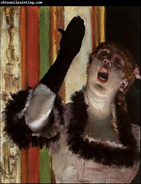 Edgar Degas Singer With a Glove