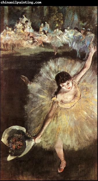 Edgar Degas Dancer with Bouquet