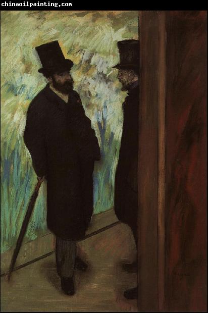 Edgar Degas Halevy and Cave Backstage at the Opera