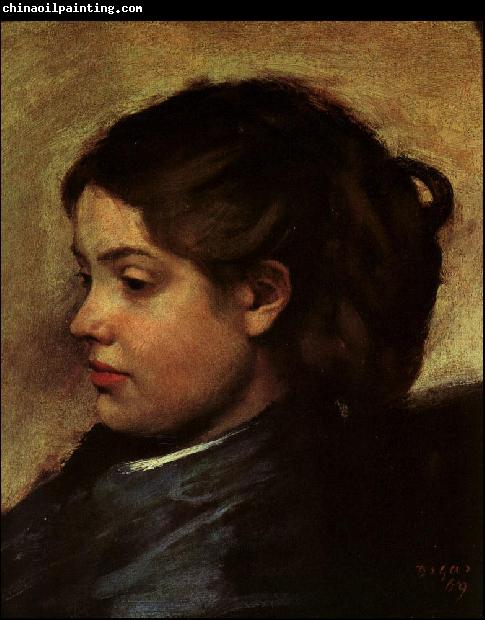 Edgar Degas Madamoiselle Dobigny