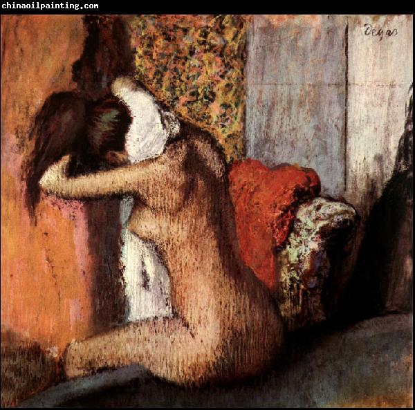 Edgar Degas After the Bath