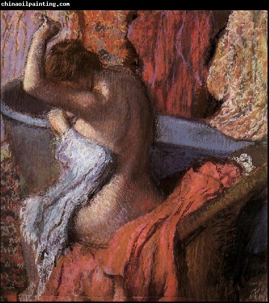 Edgar Degas Seated Bather Drying Herself